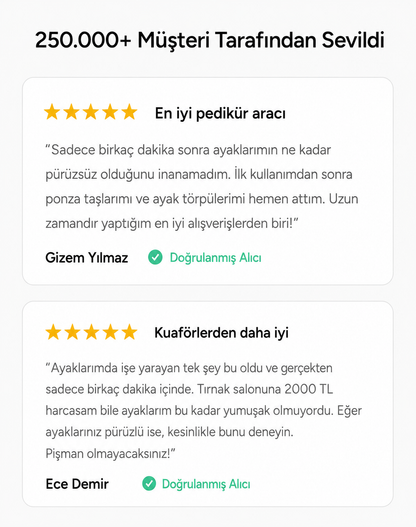 Grovê Silk 3 Pro - Şarjlı Ayak Törpüsü Pedikür ve Ayak Bakım Aleti